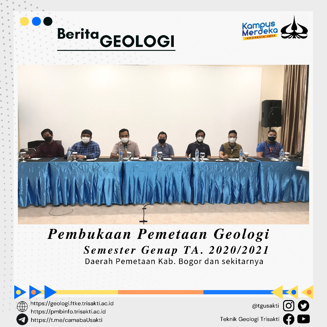 Pembukaan Pemetaan Geologi Semester Genap 2020/2021 - Prodi Teknik Geologi