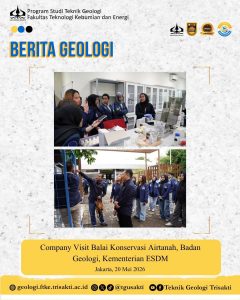 Company Visit Balai Konservasi Airtanah, Badan Geologi, Kementerian ESDM